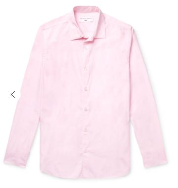 pink linen shirt 
